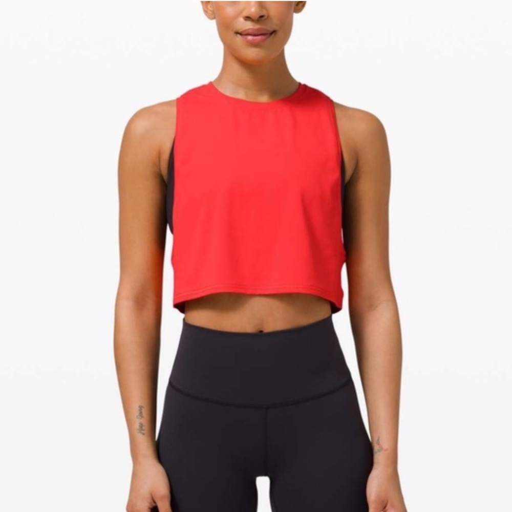 Lululemon ‘Muscle Love’ Crop Tank *Tough